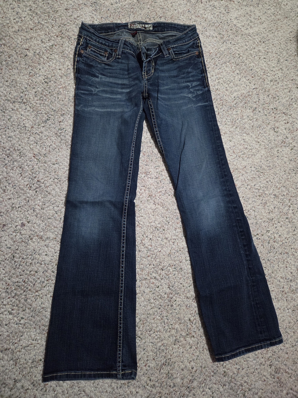 BKE Dark Blue Flare Jeans